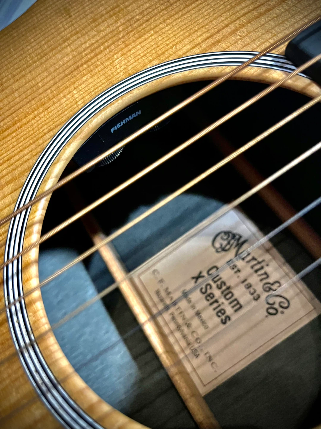 Martin Custom X Series Acoustic Electric Guitar - photo 4