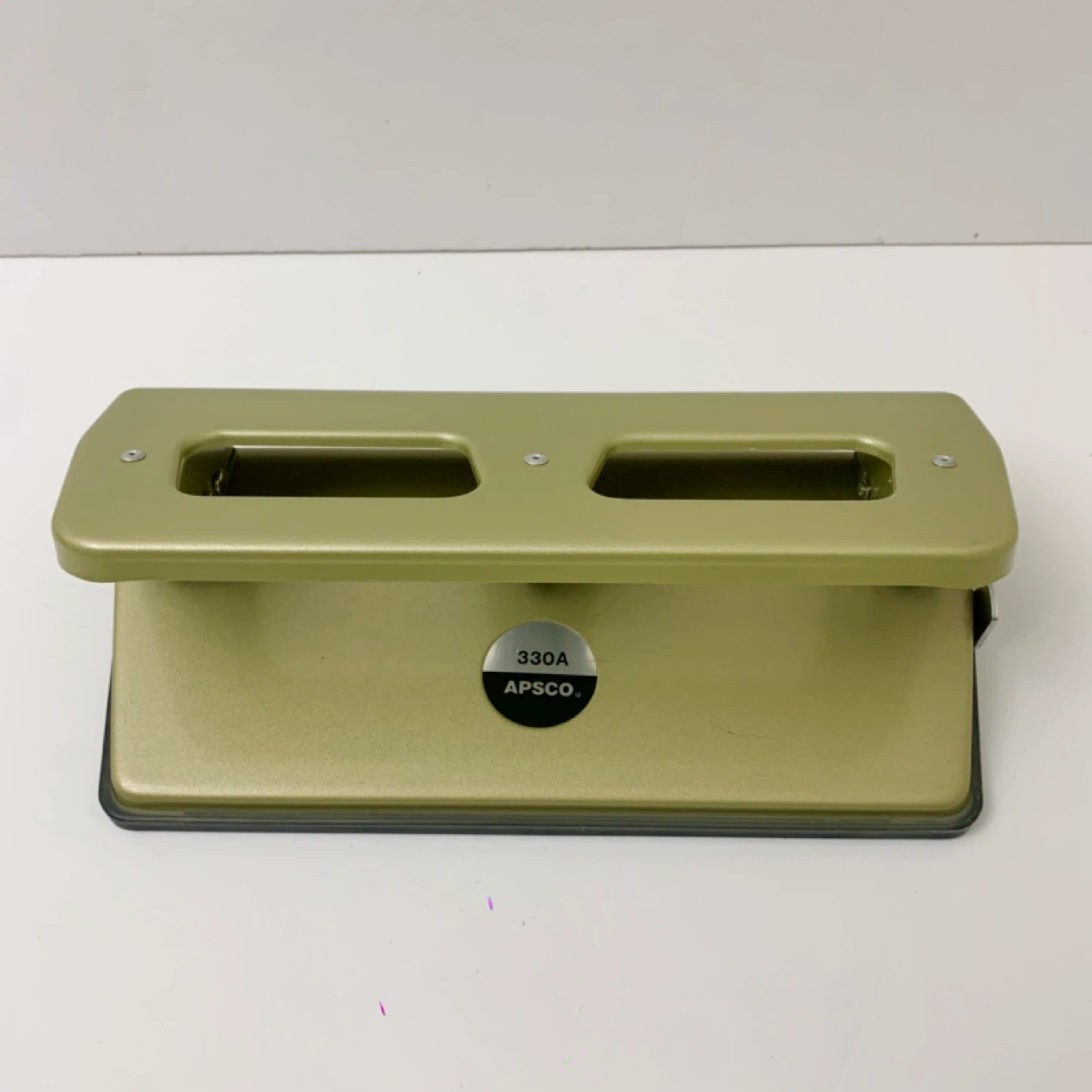 Hole Punch 2 Hole Apsco 330A Metal Office Supplies Paper Punch - photo 2