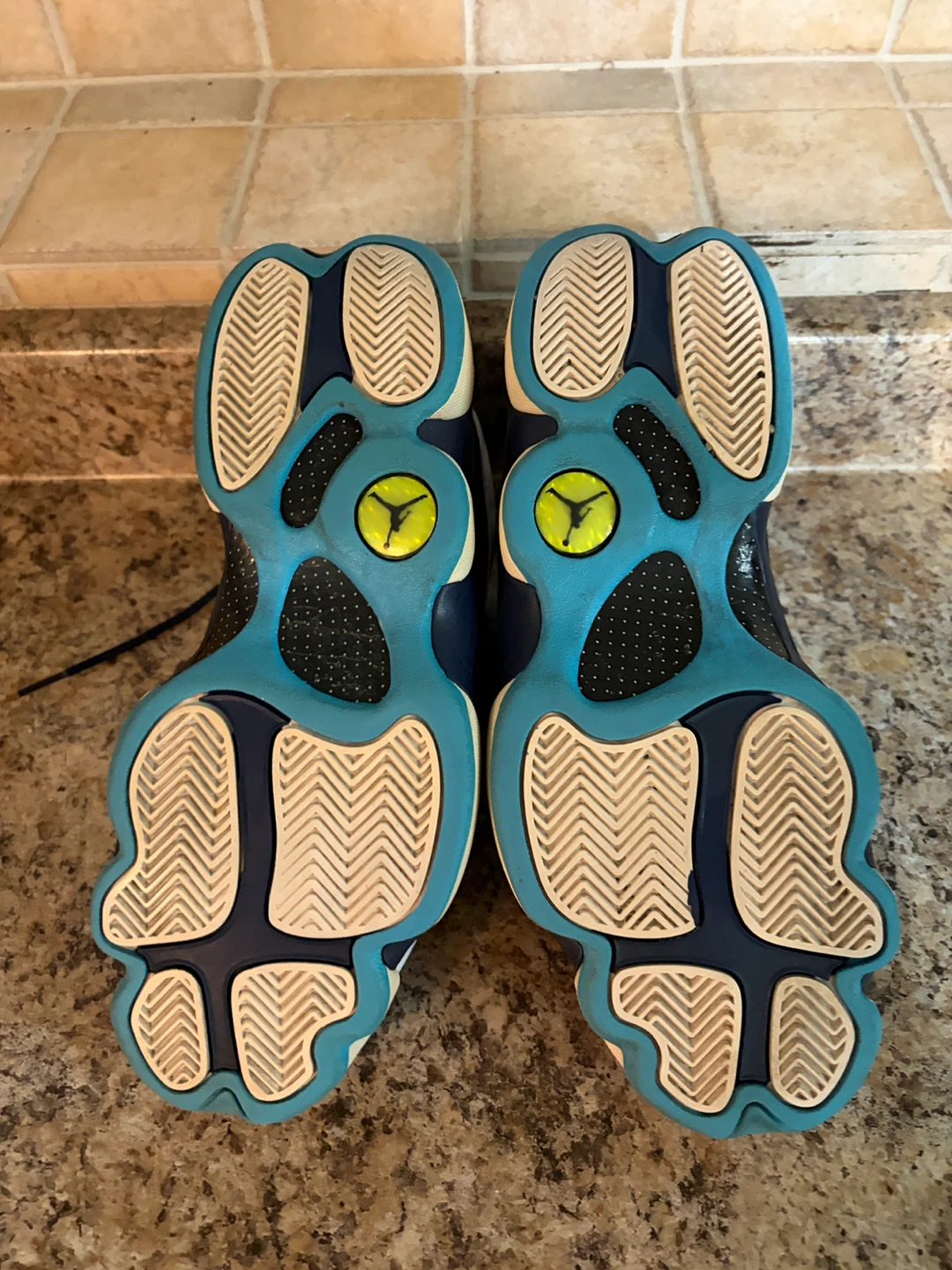 Air Jordan 13 Low White Navy Teal - photo 5