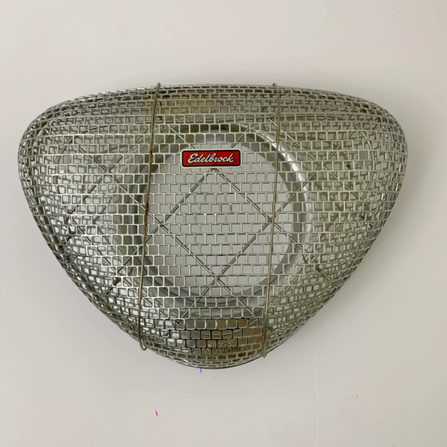Air Cleaner Edelbrock Screen Engine Filter Chrome Vehicle Parts