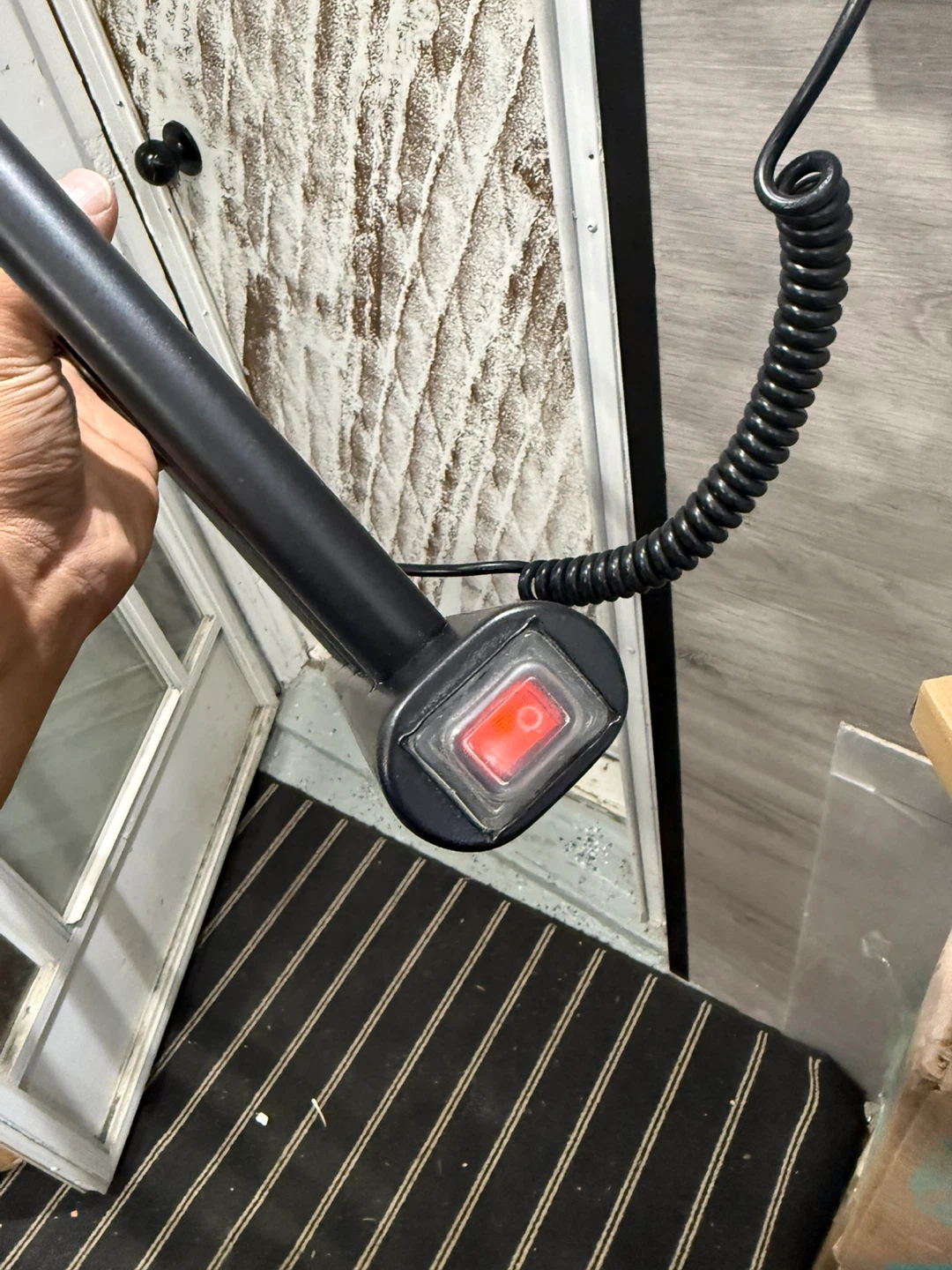Black Electric Towel Warmer Rack - photo 2