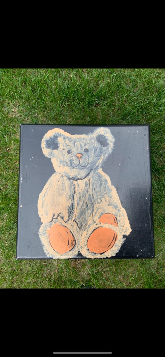 Hand-painted Teddy Bear Step Stool - photo 2