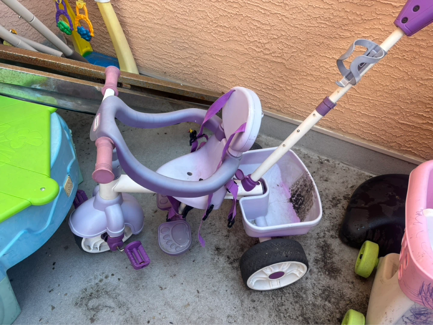 Little Tikes Purple Tricycle with Parent Handle - photo 2