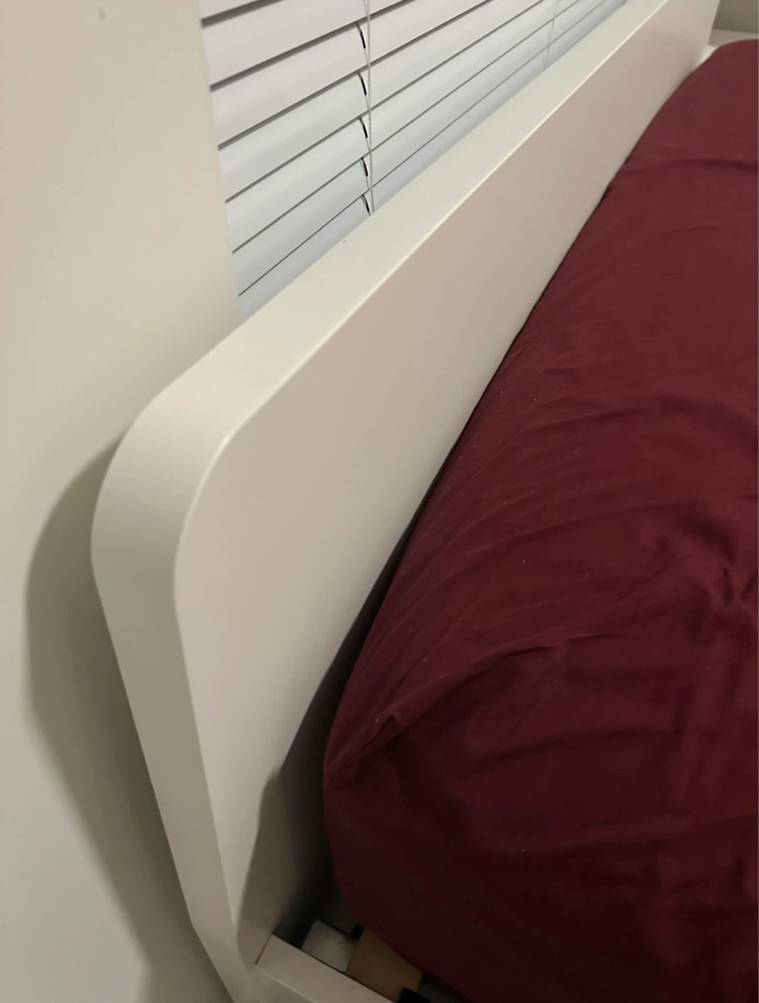 White Queen bed frame *FREE DELIVERY - photo 4