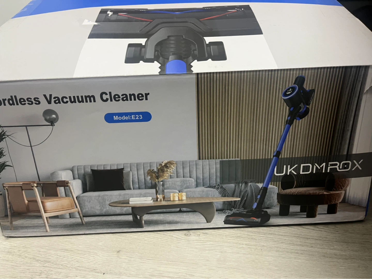 UKDMRX Cordless Stick Vacuum Cleaner Blue - photo 4