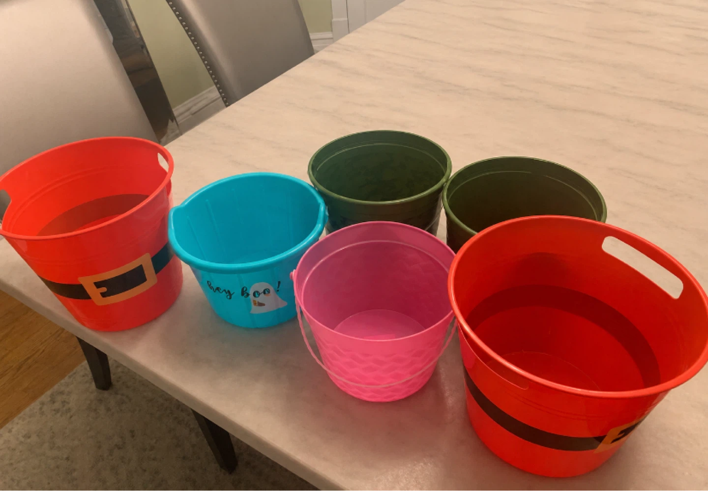 6 holiday buckets bundle