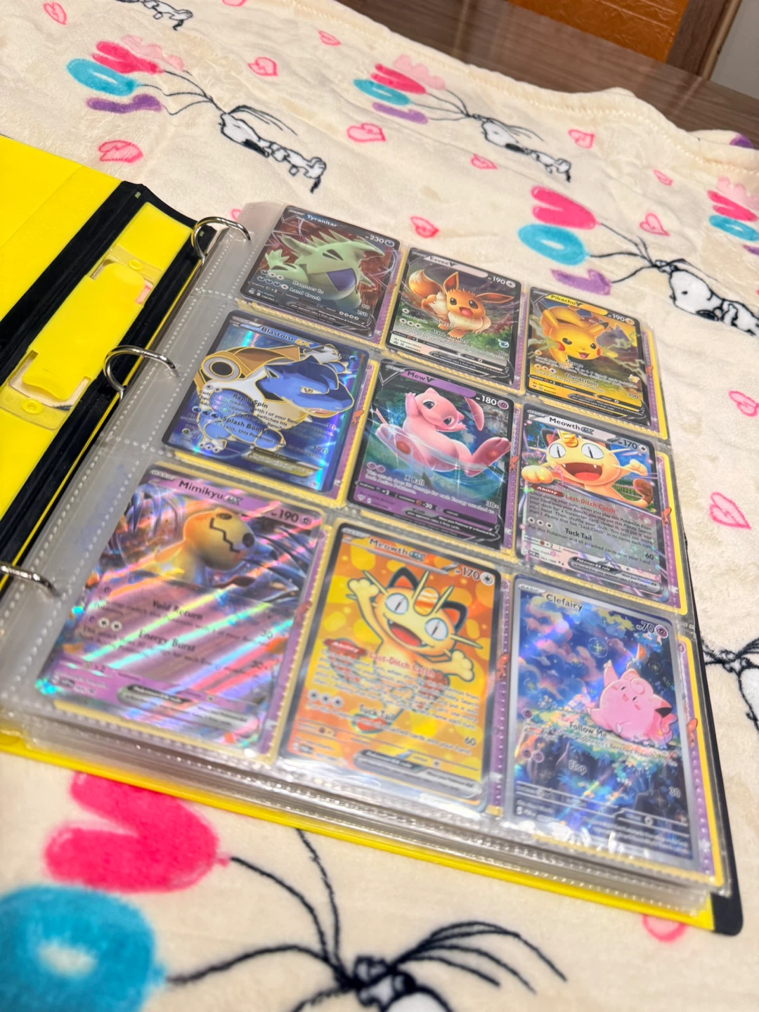 Pokémon Trading Card Binder Full of Cards