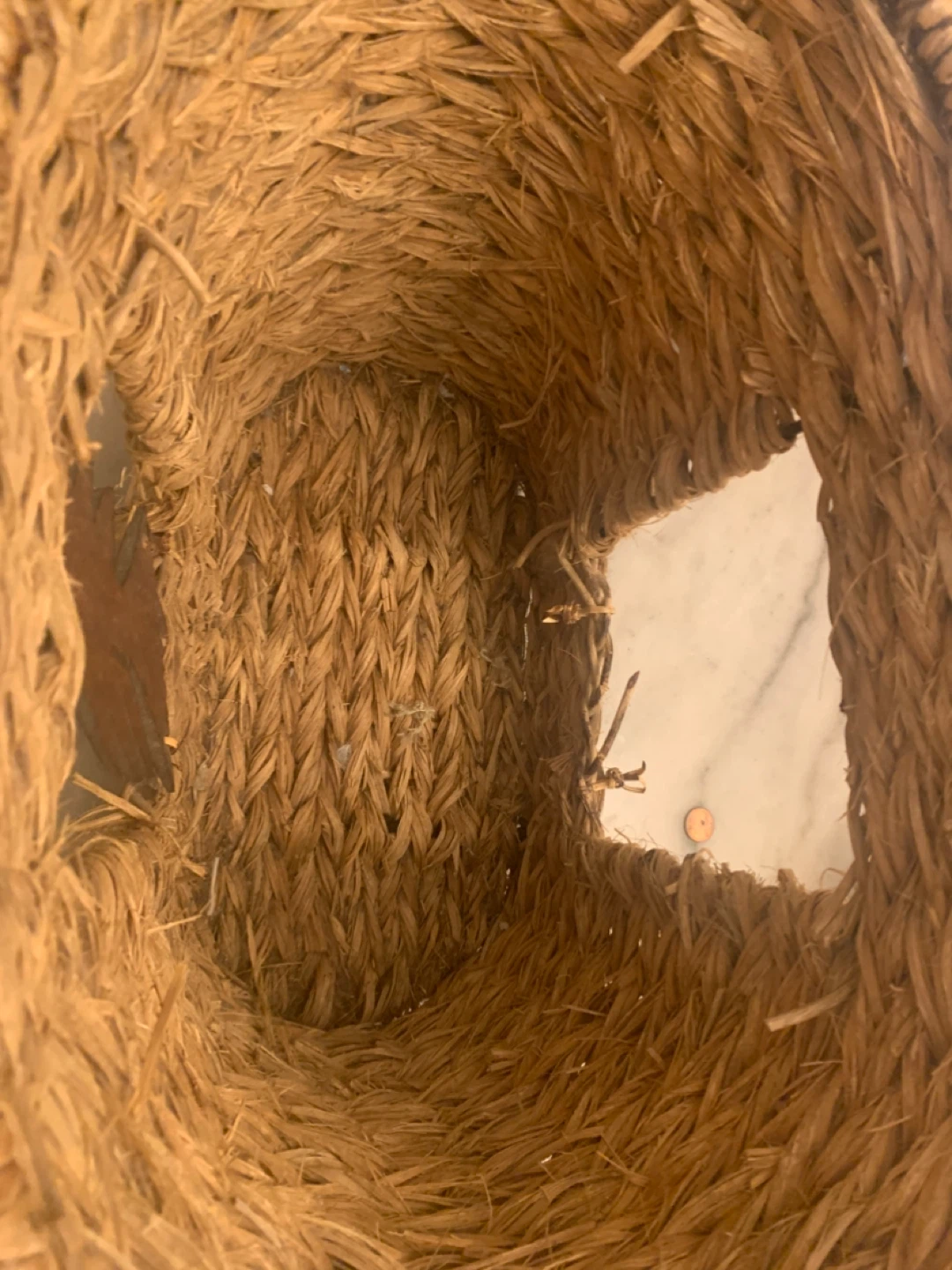 Woven Basket with Cutout Detail - photo 2