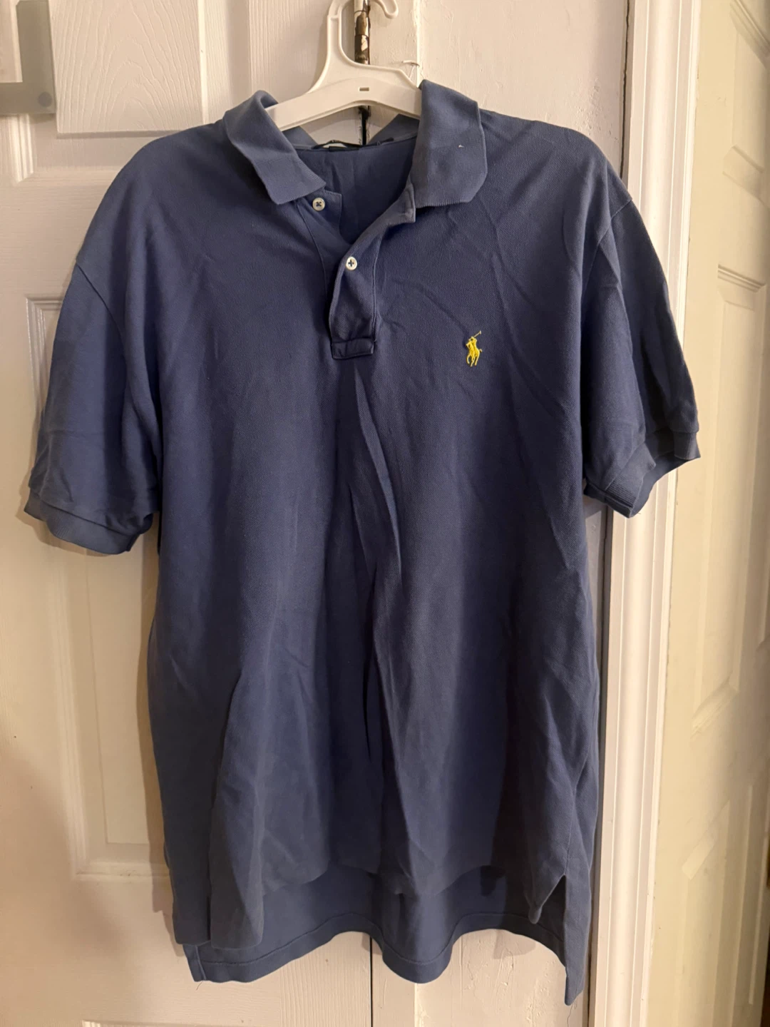 Polo by Ralph Lauren Men's Blue Polo Shirt Size L