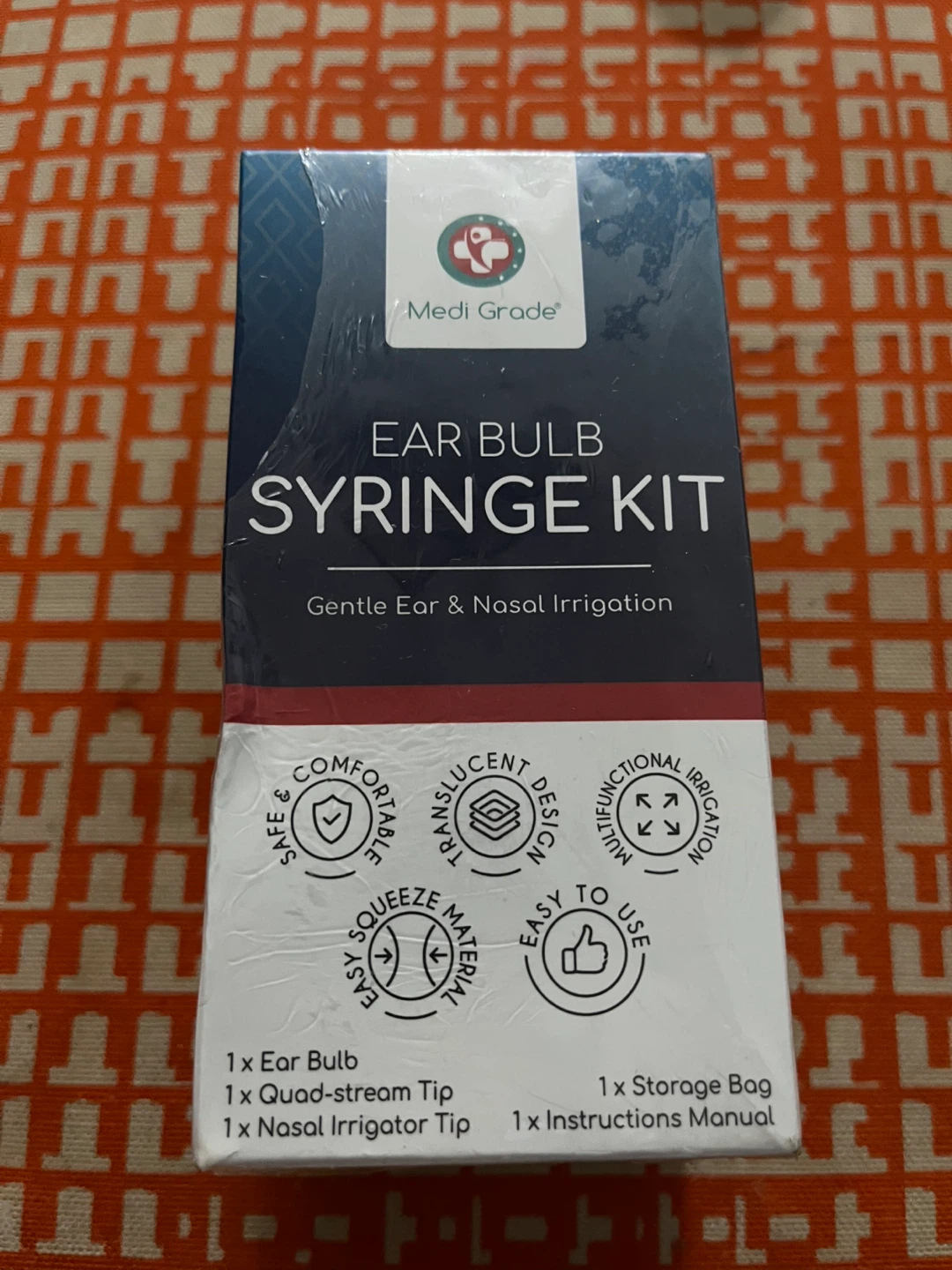 Medi Grade Ear Bulb Syringe Kit for Gentle Ear & Nasal