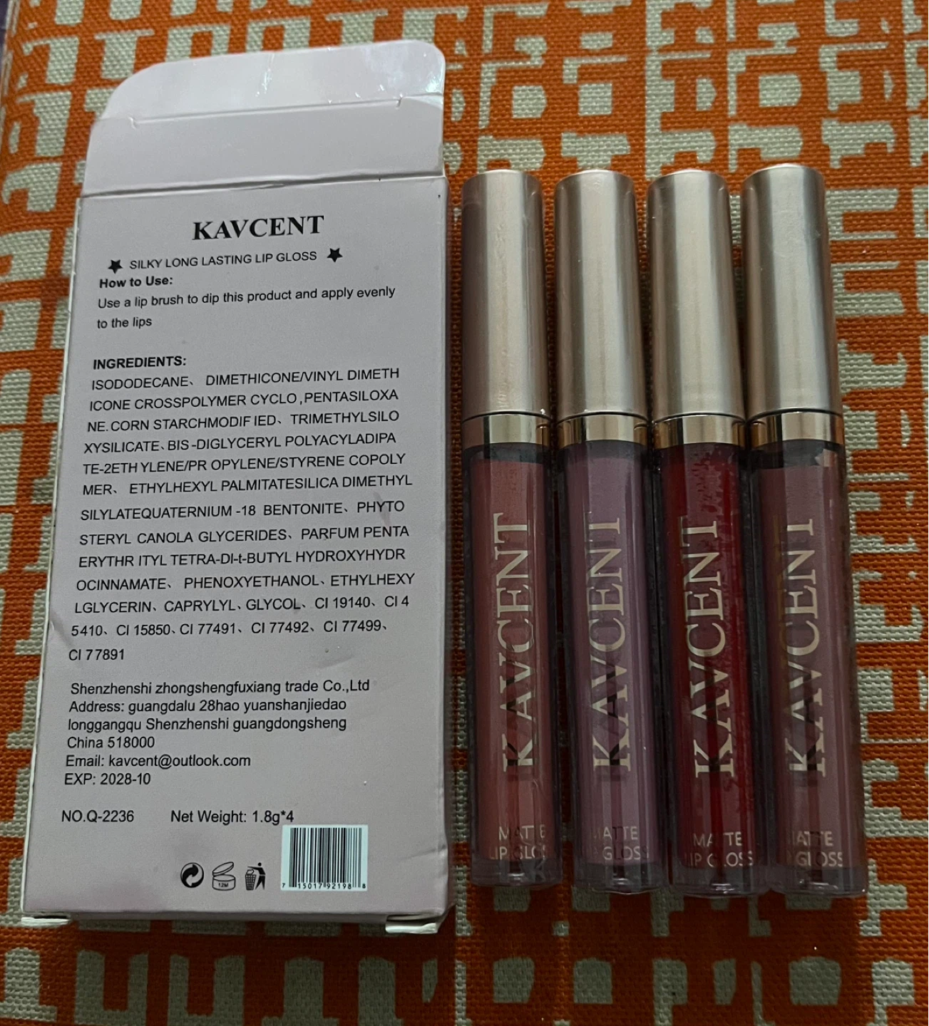 KAVCENT Matte Lip Gloss Set - photo 2