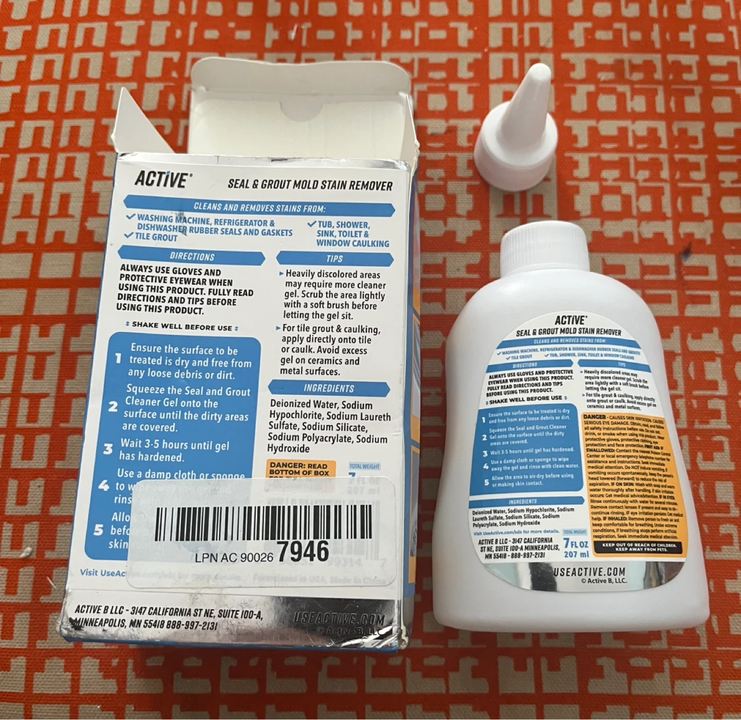 Active Seal & Grout Mold Stain Remover 7 oz - photo 2