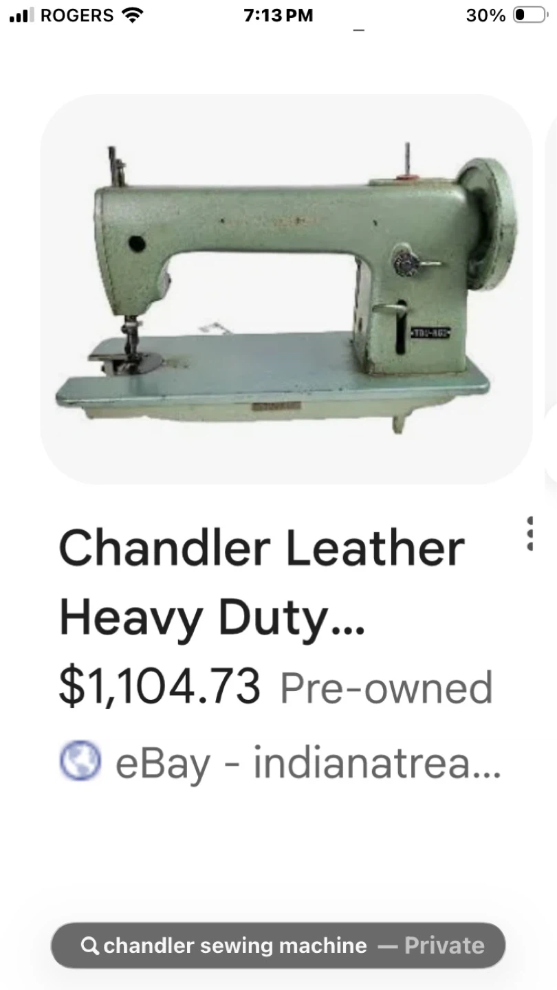 Chandler Chandler Industrial Sewing Machine - photo 5