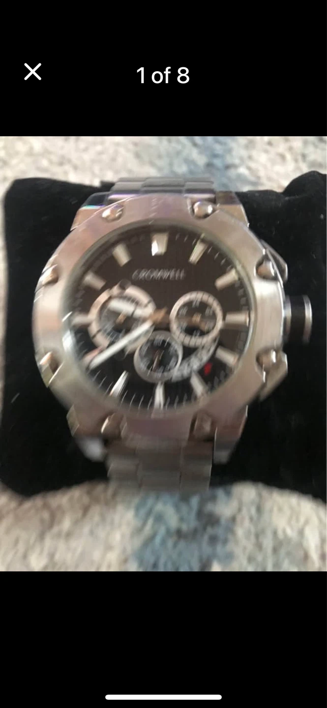 Stainless steel watch