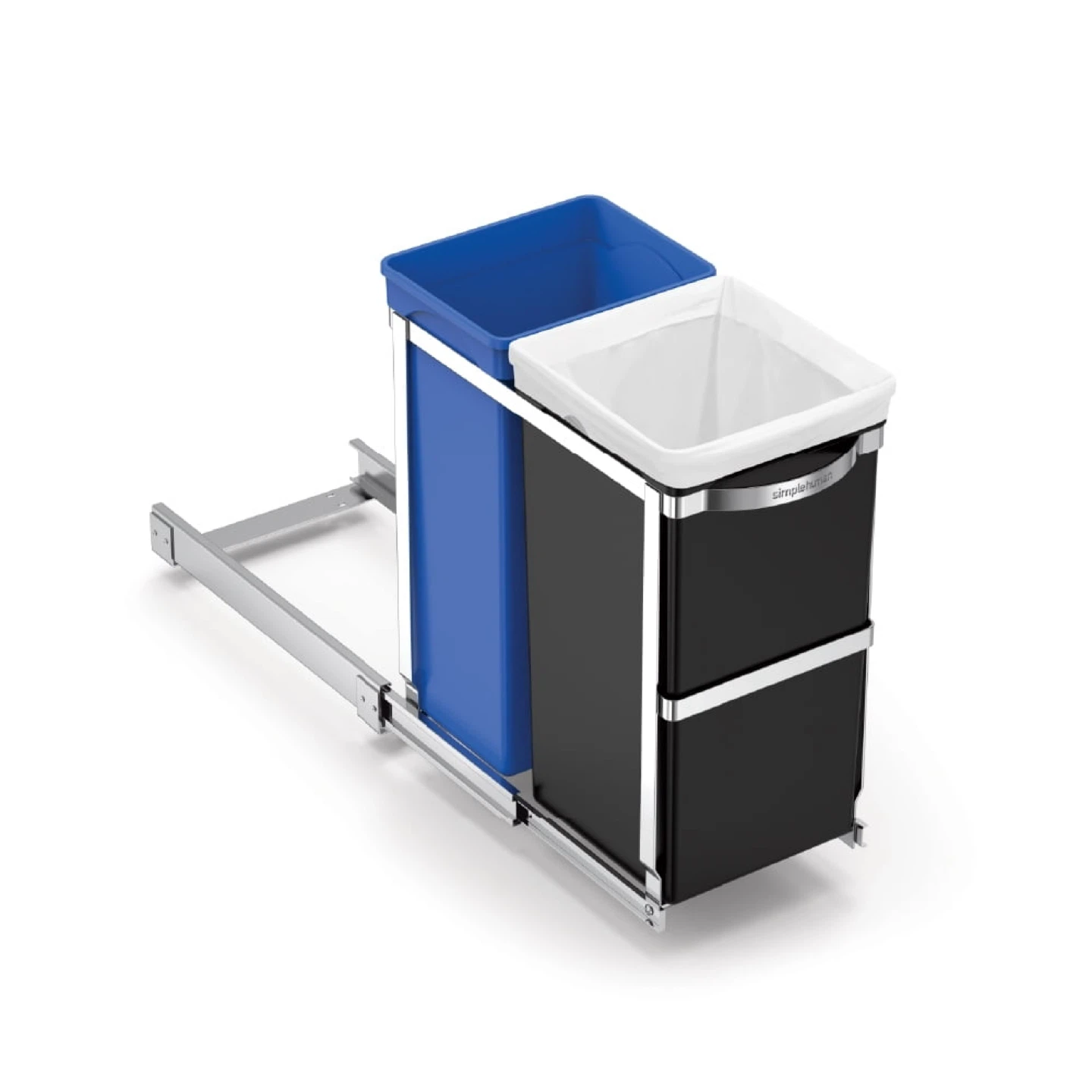 Simplehuman Dual Compartment Pull Out Trash Can