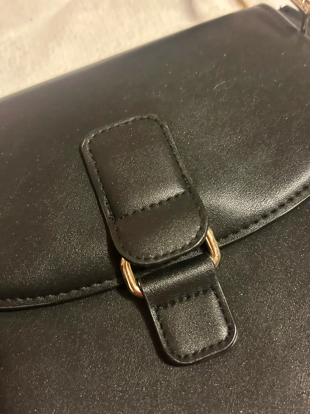 Black Vintage Saddle Crossbody Bag - Brand New - photo 2