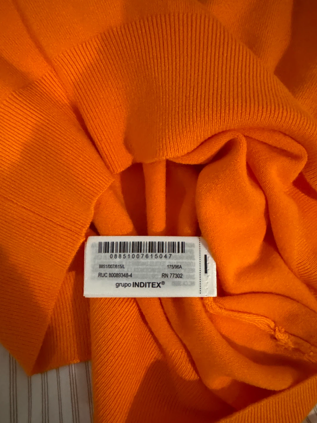 Zara Orange Knit Short Sleeve Sweater - Size XS - photo 5