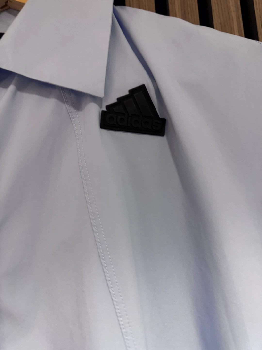 Adidas Sleeveless Button-Up Shirt - Light Blue - photo 2