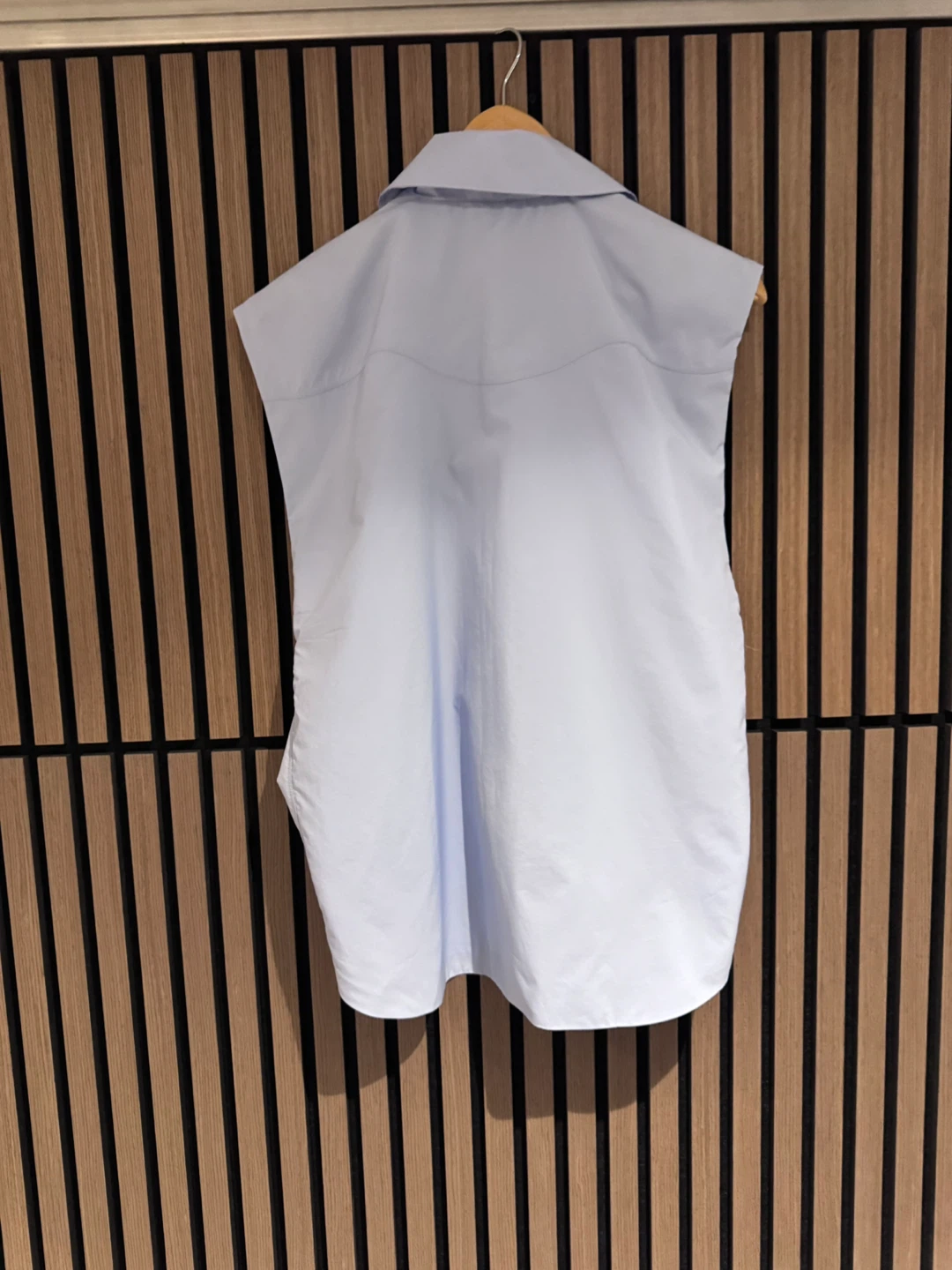 Adidas Sleeveless Button-Up Shirt - Light Blue - photo 4