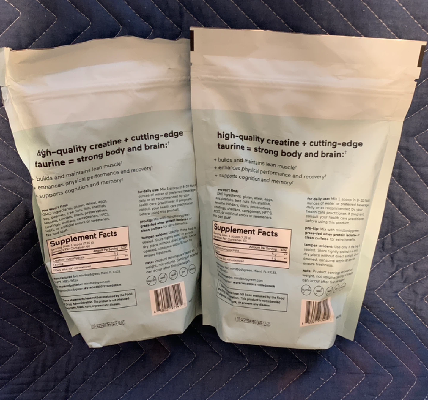 2 mindbodygreen Creatine+ with Taurine 60 Serv. (total 120) - photo 2