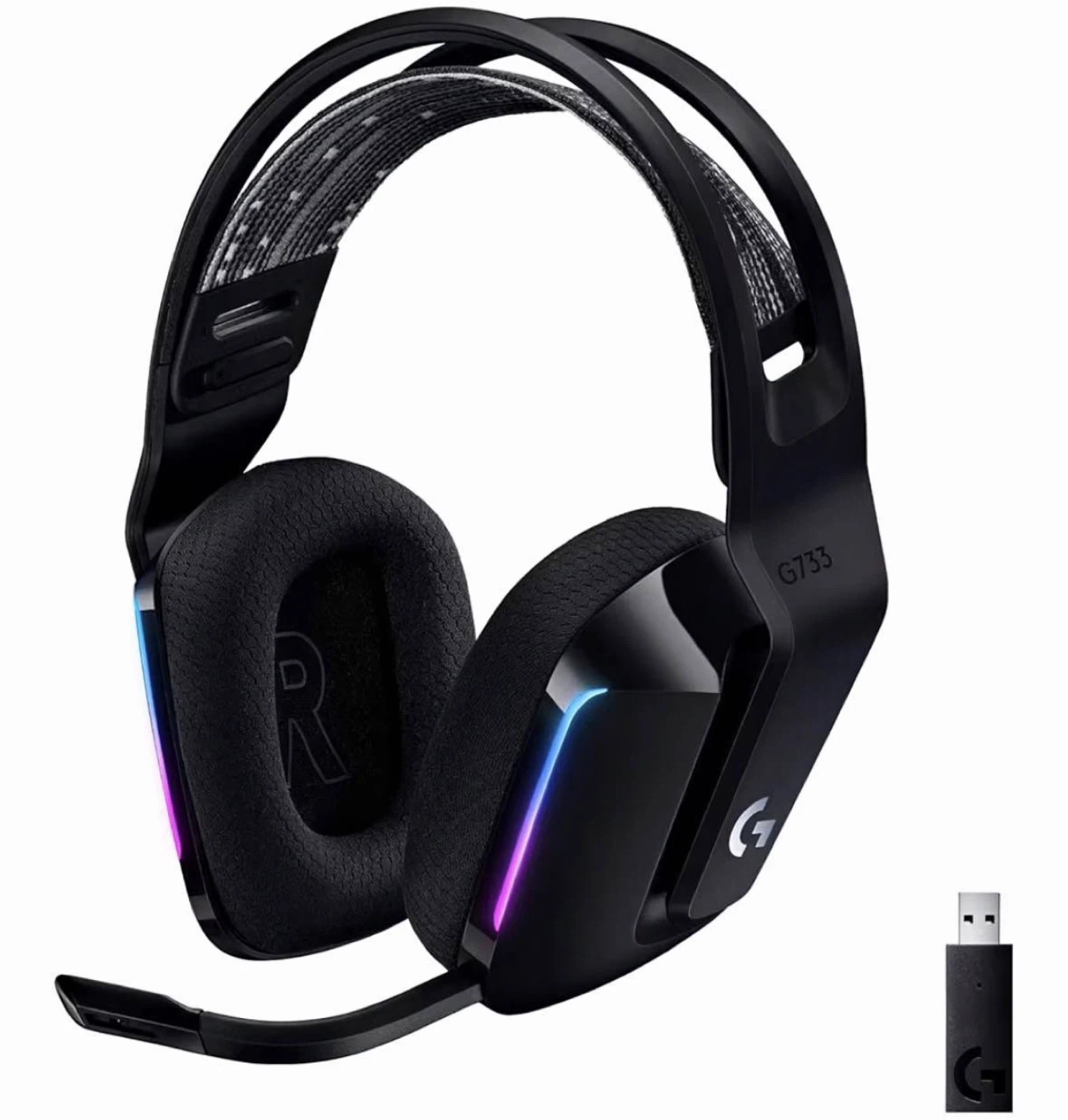 Logitech G733 Lightspeed Wireless Gaming Headset - photo 5