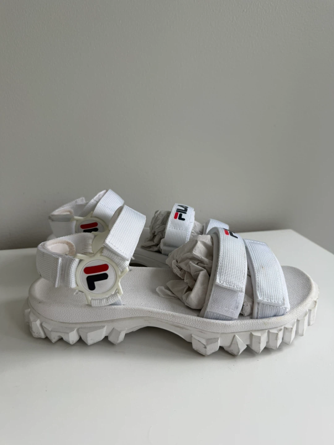 White Fila Sport Sandals - photo 2