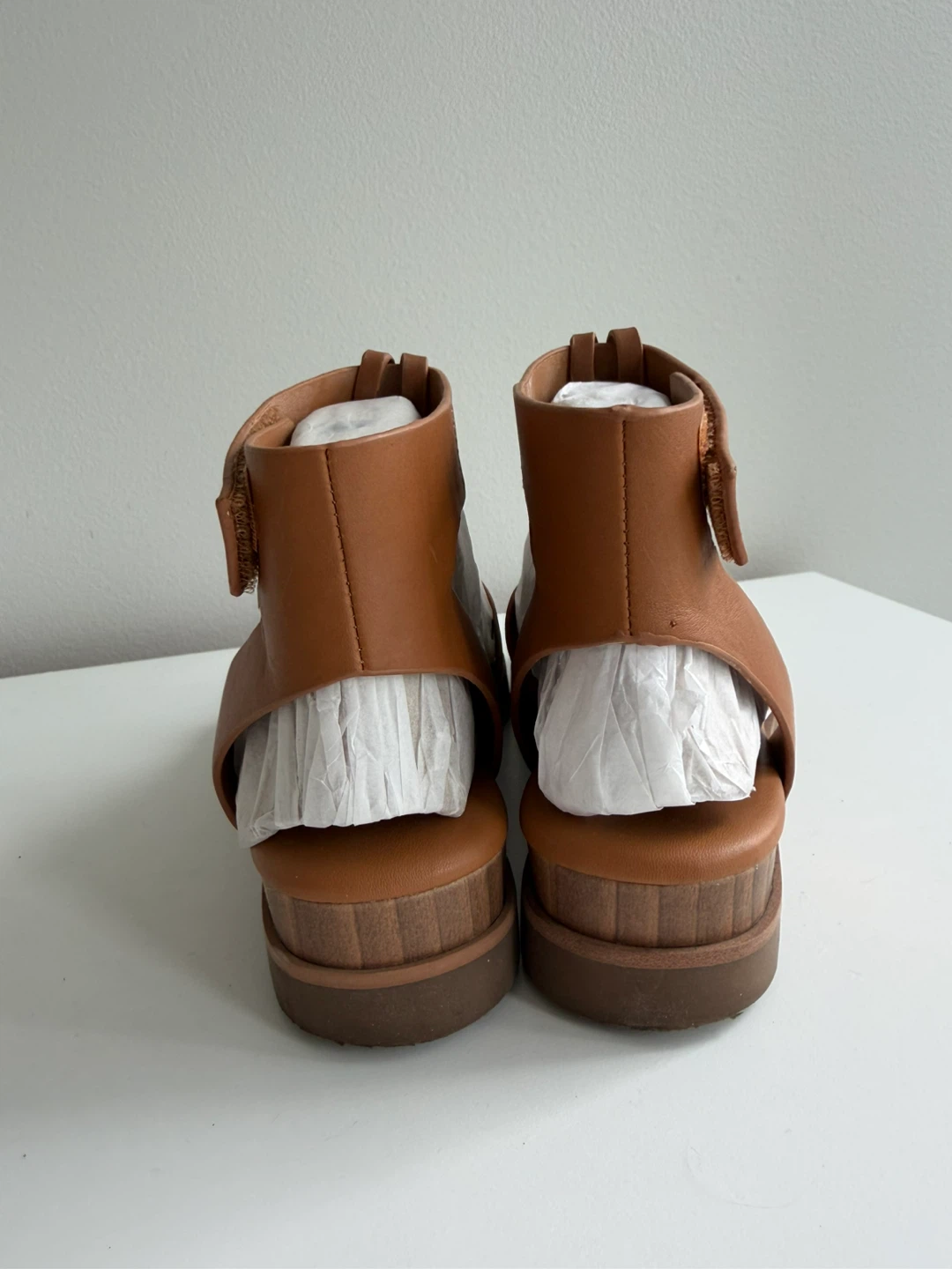 Brown Leather Gladiator Sandals - photo 4