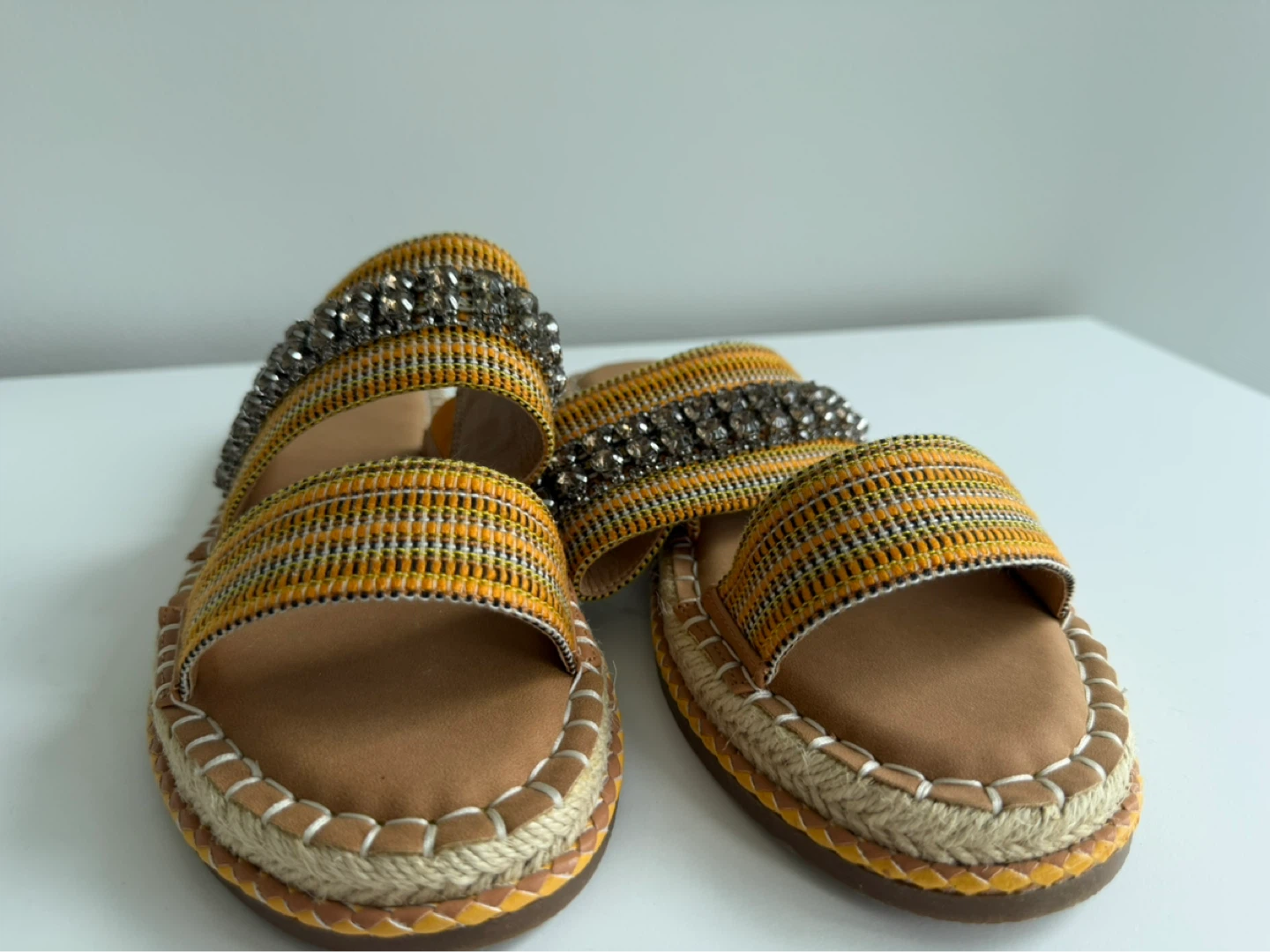 Women's Embellished Slide Sandals - photo 2