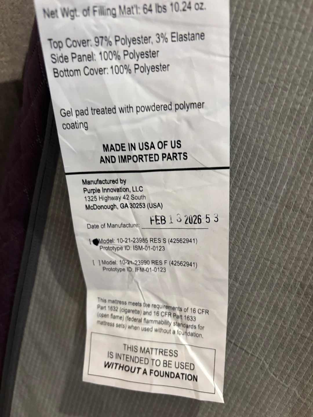 Purple Restore Premier Hybrid Mattress Twin XL - photo 3