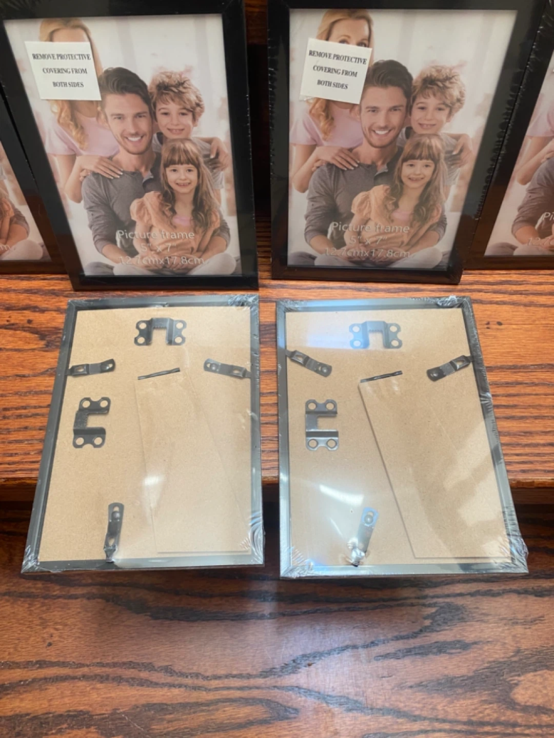 Set of 6 Black 5x7 Picture Frames - photo 3