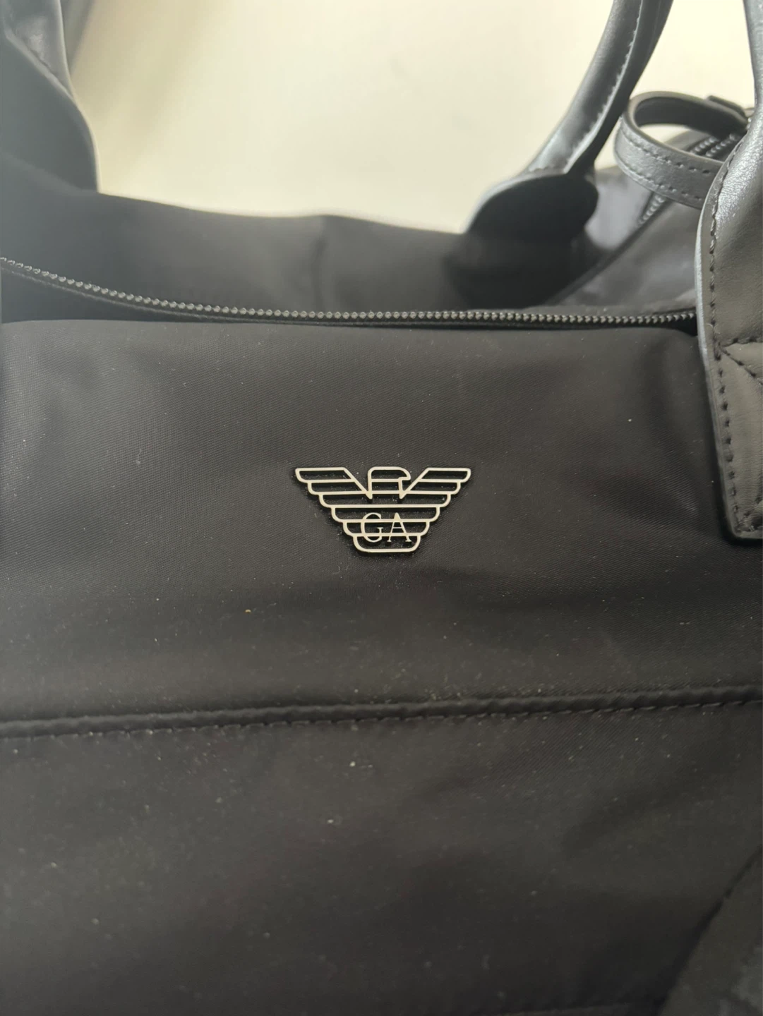 NEW Emporio Armani Black Duffel Bag - photo 3