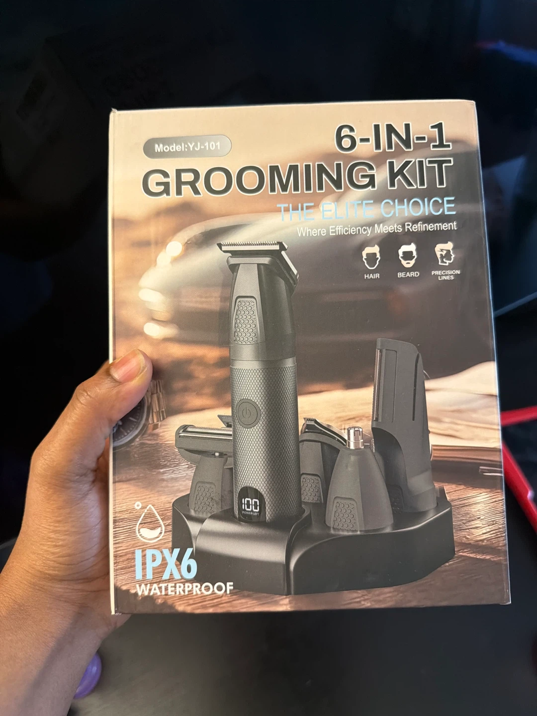 Men All-in-One Trimmer 6-in-1 Grooming Kit