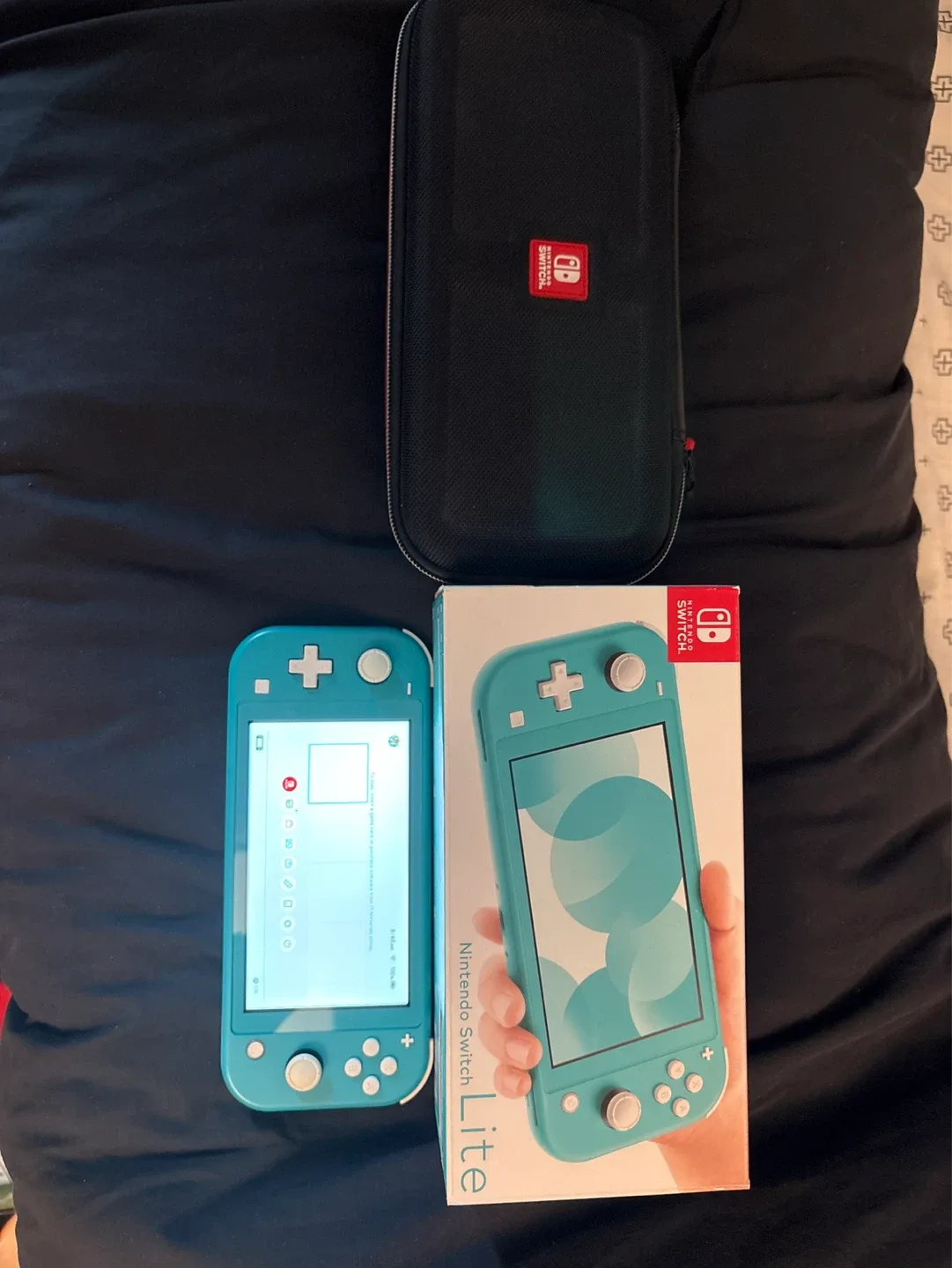 Nintendo Switch Lite Turquoise - Includes Carrying Case