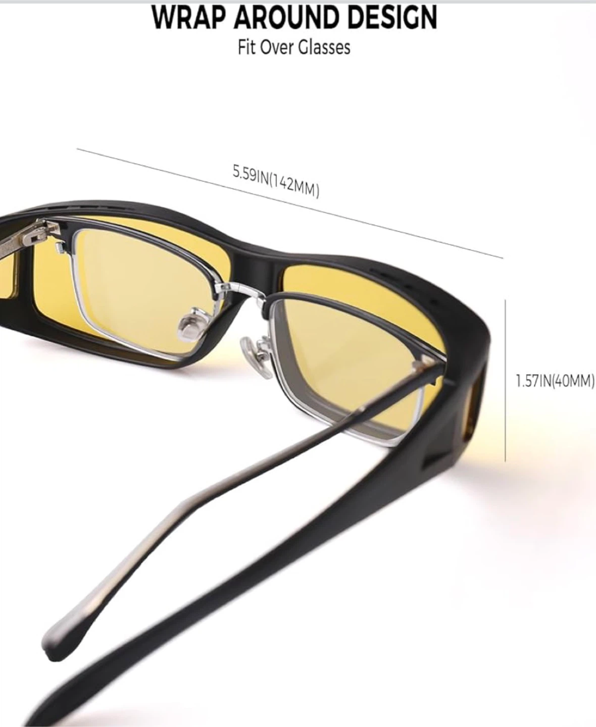 FIMOSON Night Driving Glasses with Case - photo 2