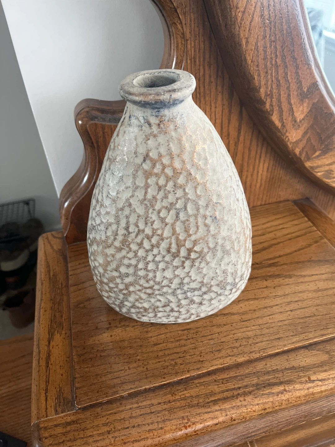 Decorative Ceramic Vase with Sun and Moon Design - photo 2