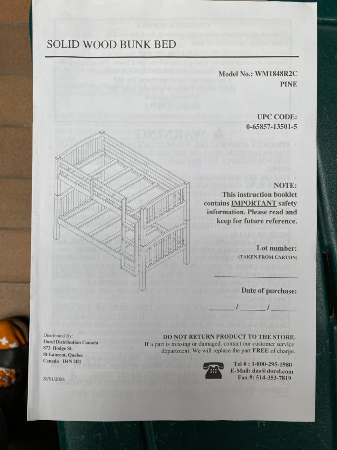 Solid Wood Bunk Bed - photo 3