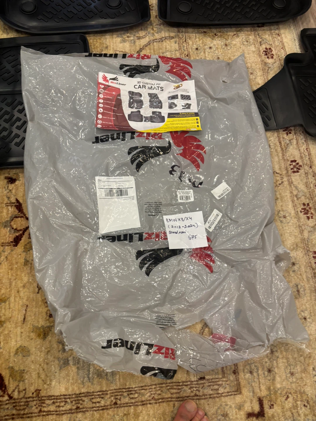 BMW X3/X4 (2018–2024) Floor Mats – Brand New - photo 2