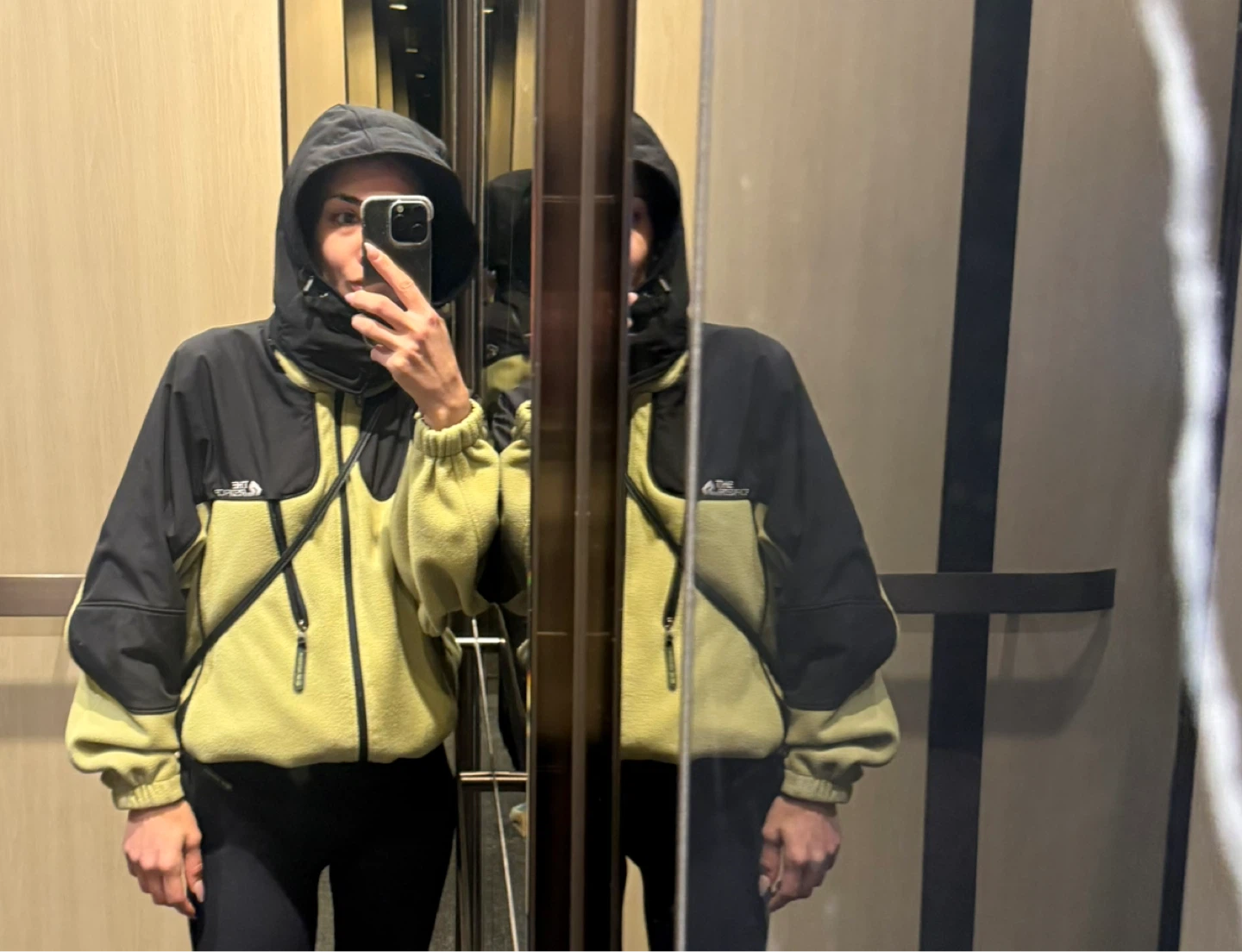 The North Face Fleece Jacket - Yellow/Black