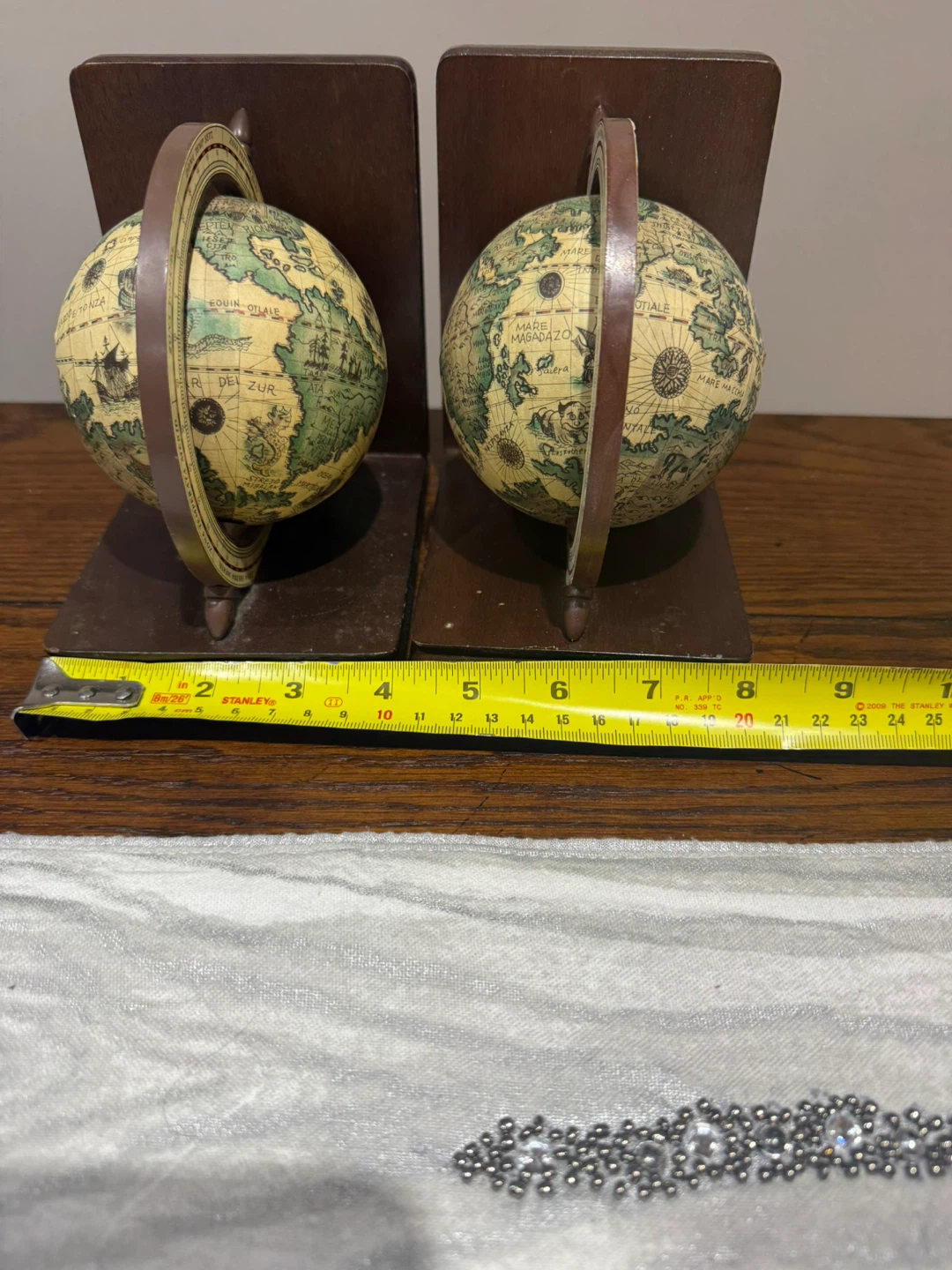 Vintage Globe Bookends - photo 5