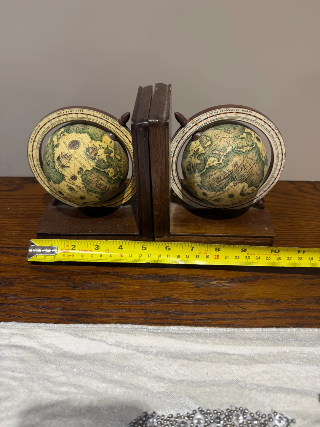 Vintage Globe Bookends - photo 2