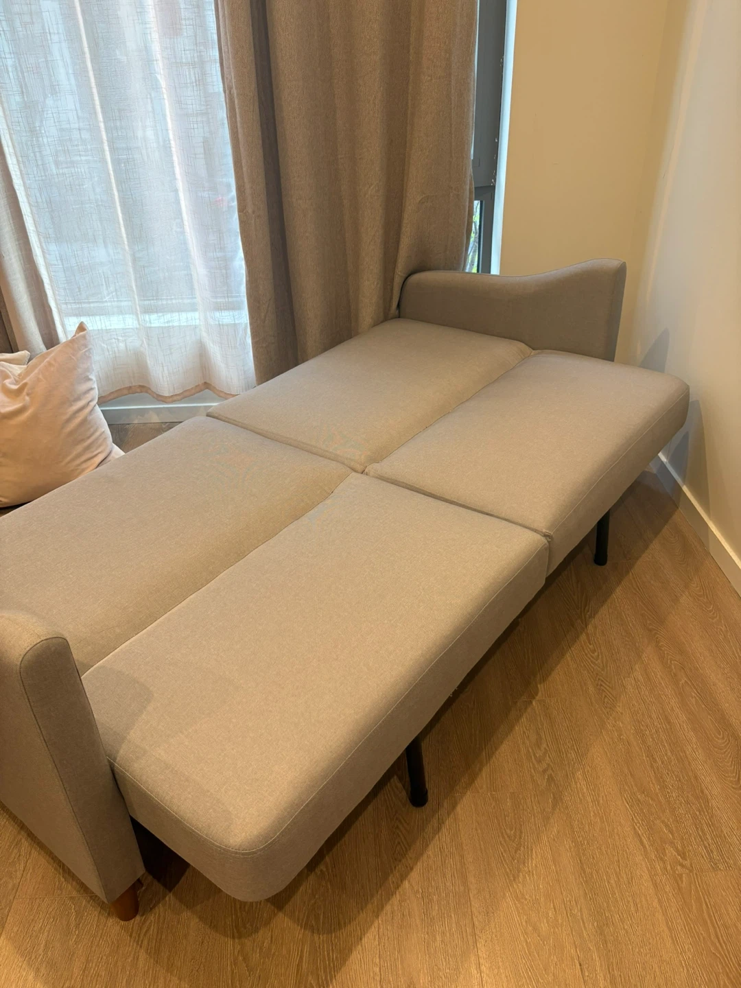 Best condition! Light Gray Sofa Bed