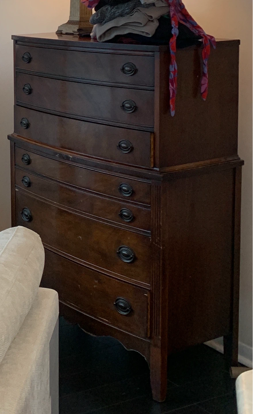 Solid Wood Sleigh Bed - Queen - photo 5