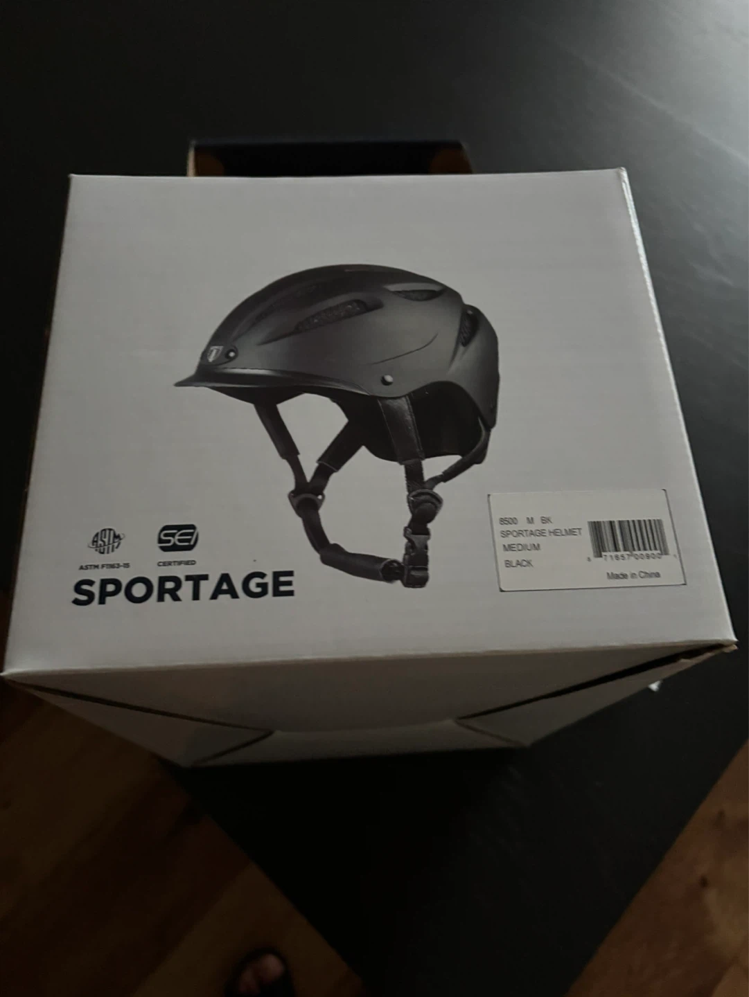 Tipperary Equestrian Sportage Riding Helmet - Medium, Black - photo 2