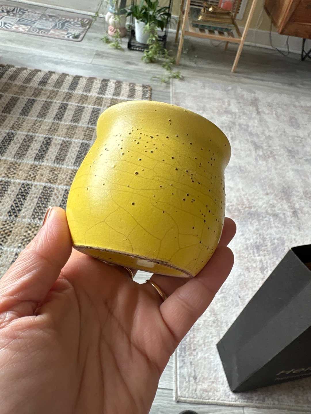 Set of 5 Small Ceramic Planters Pots - photo 3