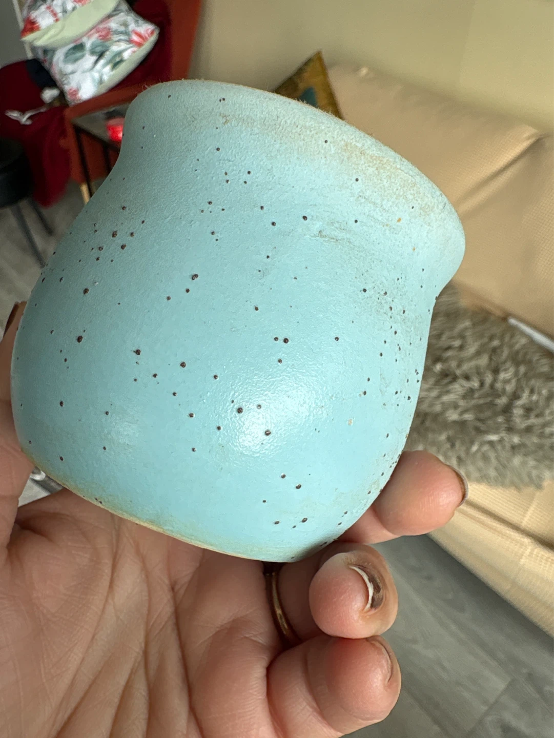 Set of 5 Small Ceramic Planters Pots - photo 2