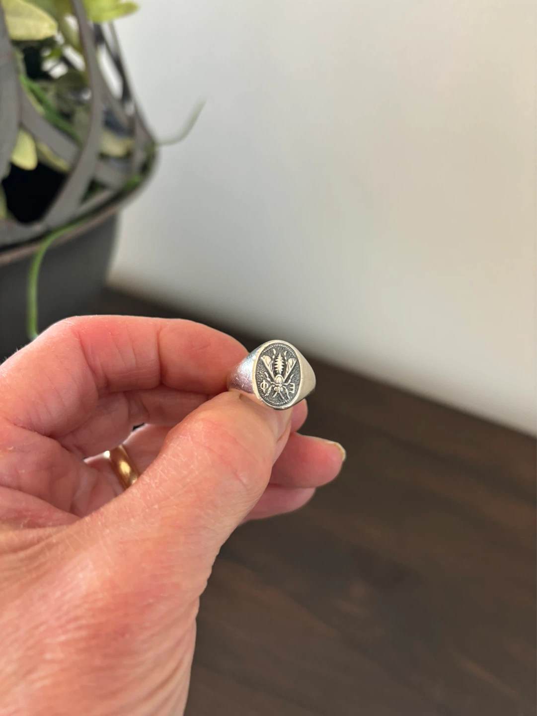 David Yurman Signet Ring SIZE FOR PINKY 6 - photo 2