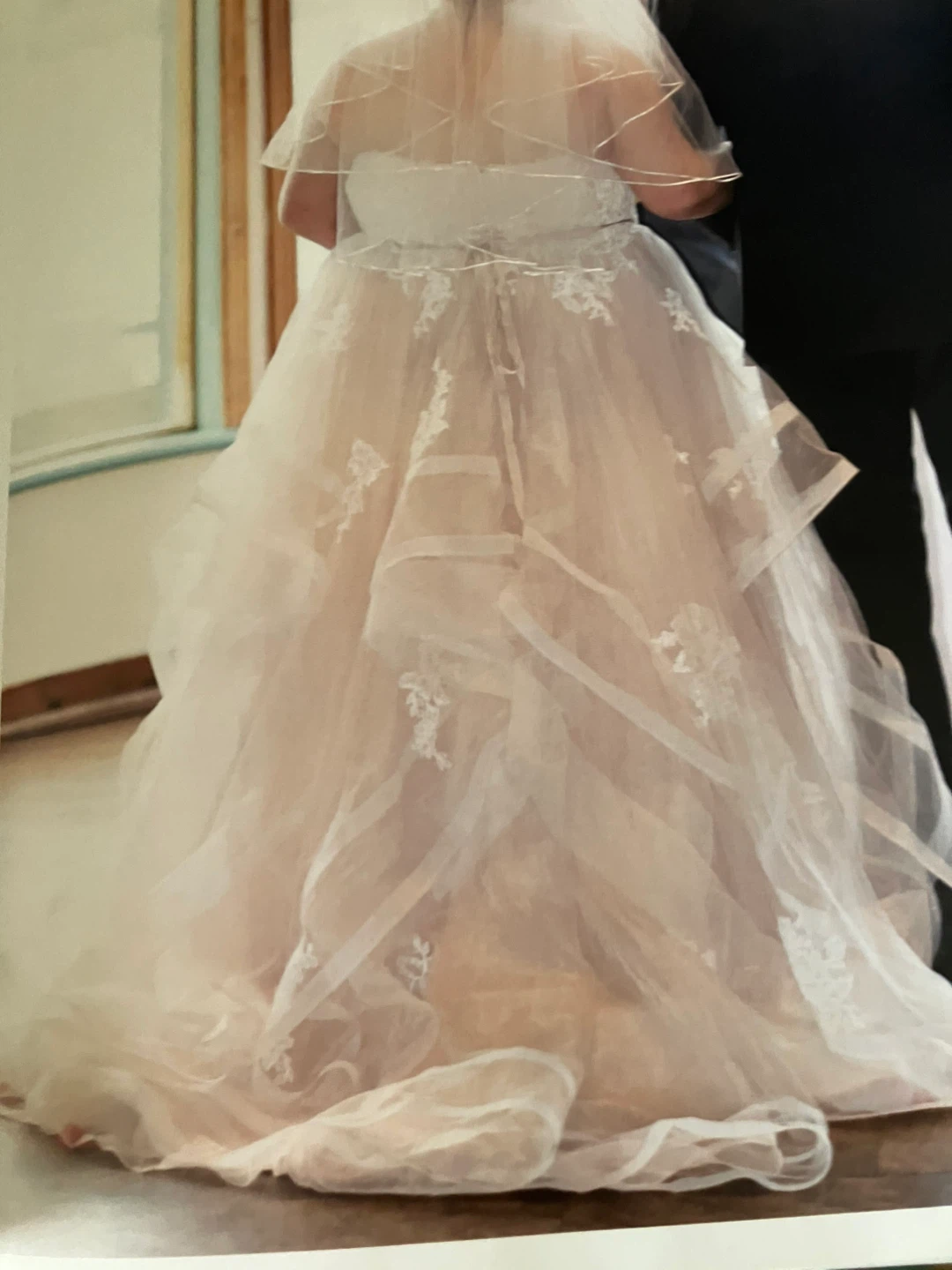Strapless Tulle Wedding Dress - photo 3