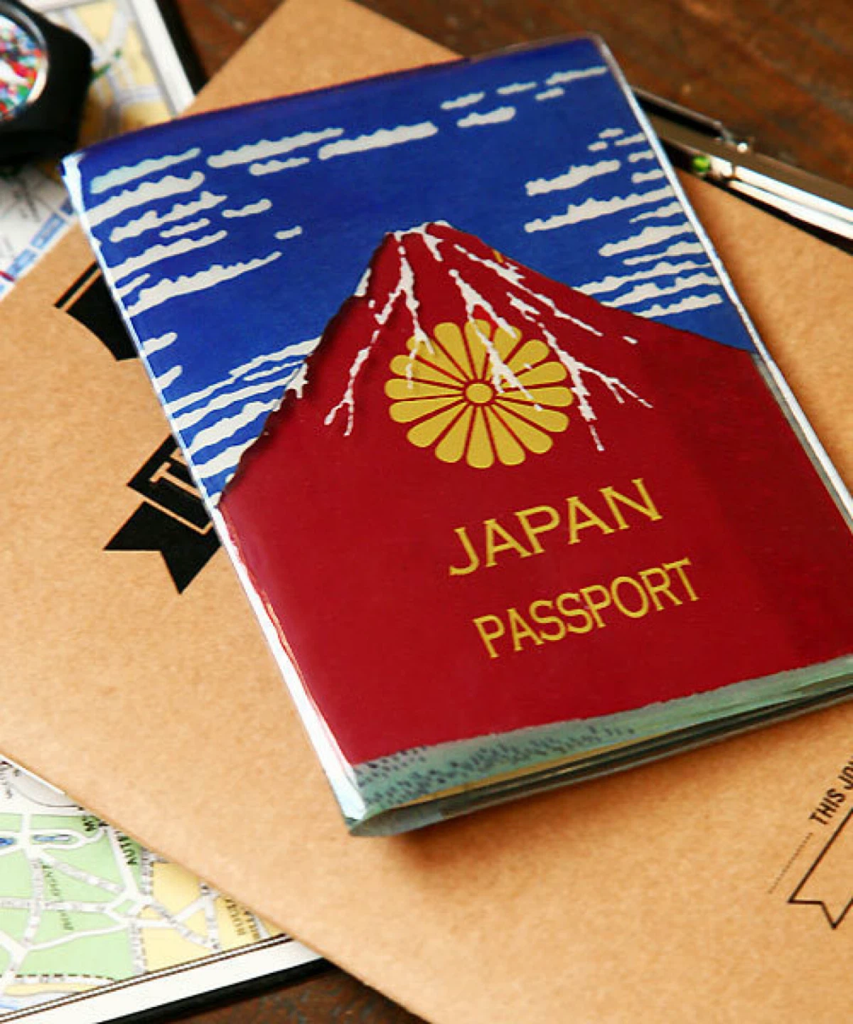 Mount Fuji Passport Cover
