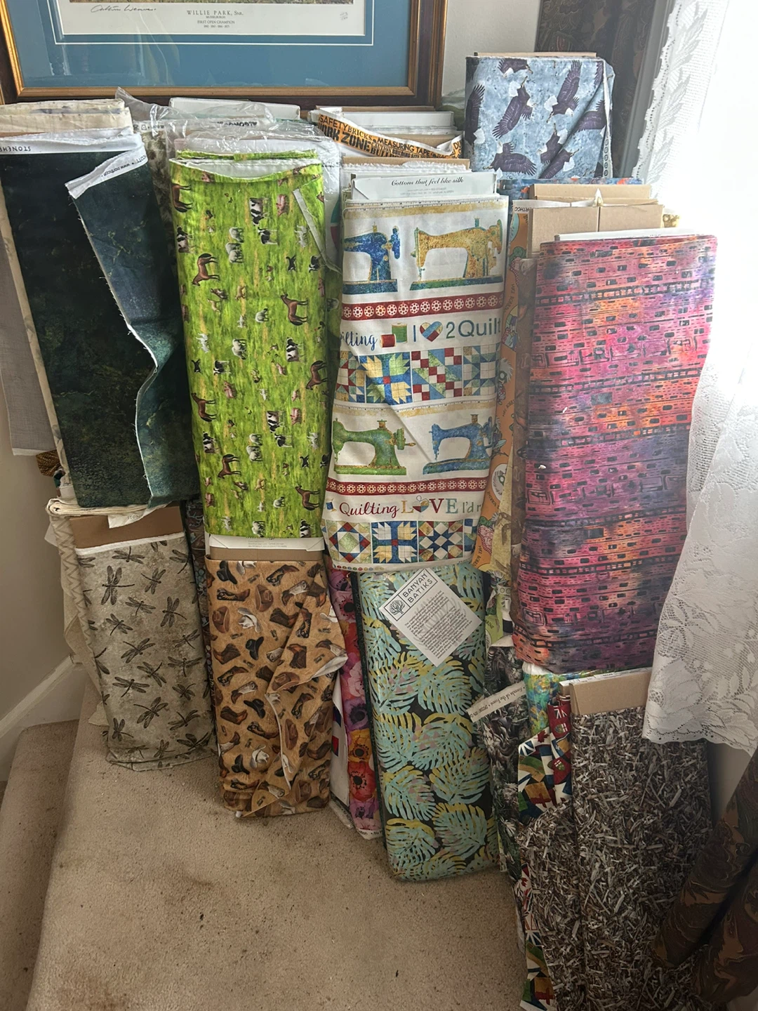 Assorted Fabric by the Yard