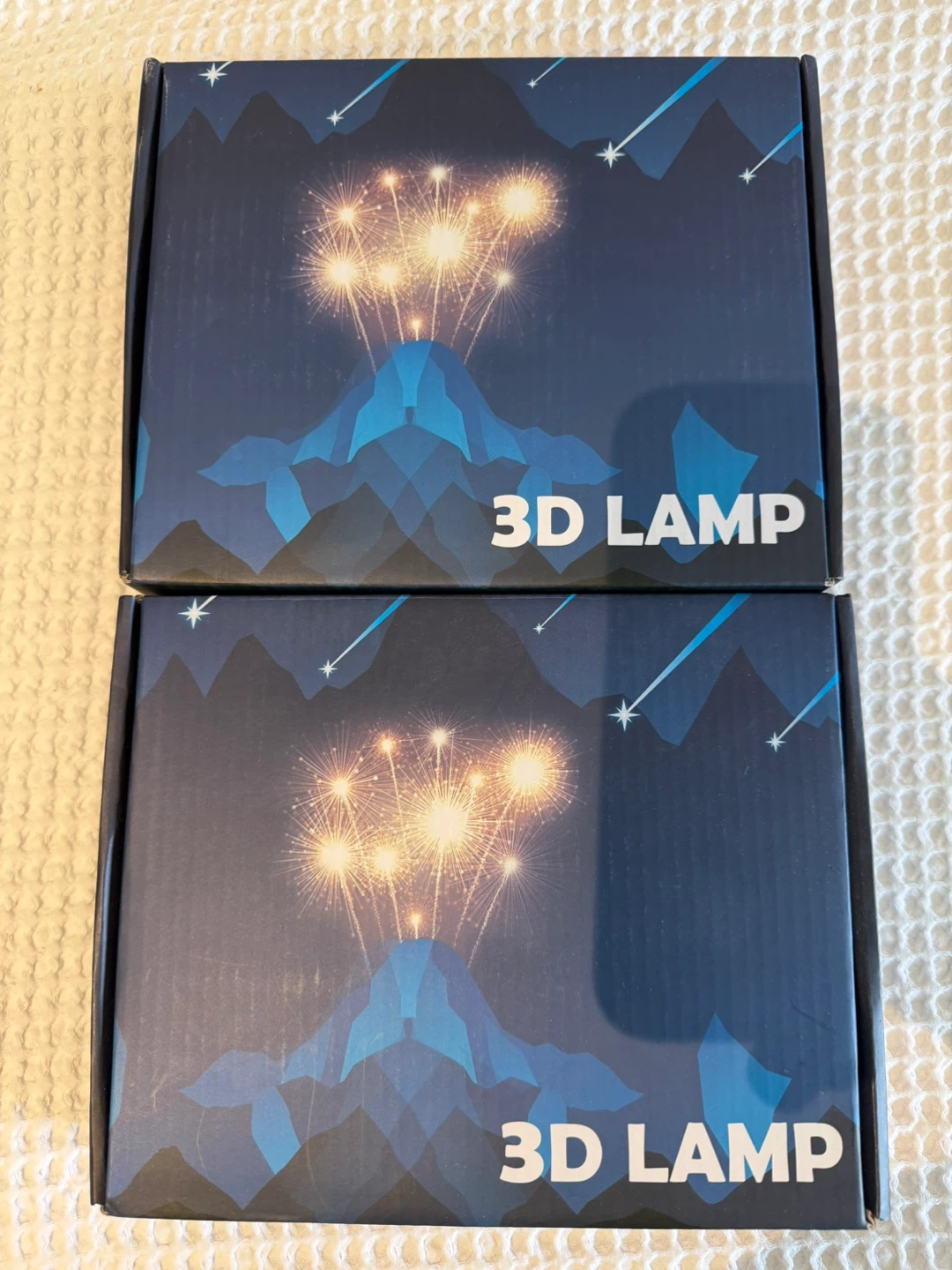 3D LAMP 16 Color Display (soccer ball) set of two.